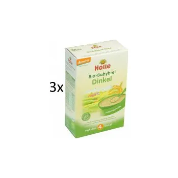 Dětská kaše Holle Bio Špaldová bezmléčná kaše 3 × 250 g