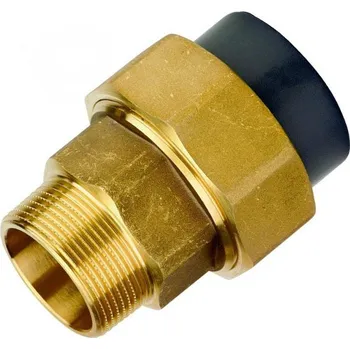 Šroubení PVC / mosaz 50 mm - venkovní závit