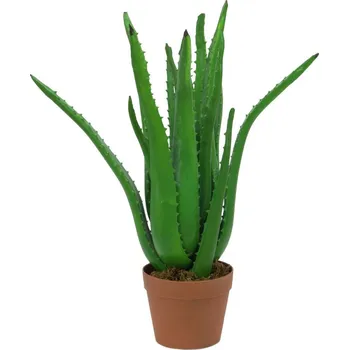 umělá květina Umělý kaktus Aloe vera, 63 cm