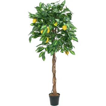 Umělý strom Citrusovník - přírodní kmen, 150 cm