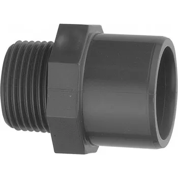 Nipl – přechodka PVC 63 mm lepení/vnější závit 2"