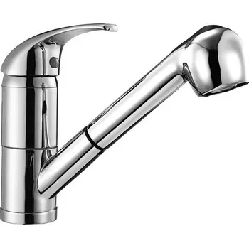 Vodovodní baterie Geos agt Dřezová stojánková baterie s výsuvnou sprchou GU 4940 CR GU4940CR