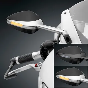 Zrcátko pro motocykl Rizoma Zpětné zrcátko s blinkrem Rizoma VELOCE L, univerzální, E-mark - LEVÉ nebo PRAVÉ pro motocykly, různé barvy Černá-Hliník