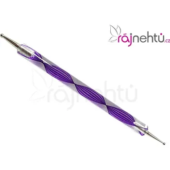 Zdobící kulička DUO - fialová