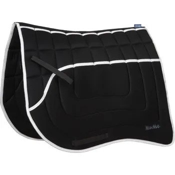 ManMat Podsedlová dečka Barokní s cípem - velké polstrování bílá