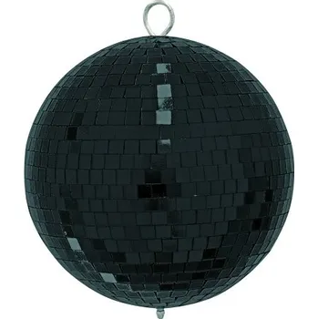 Osvětlovací technika Zrcadlová koule 20 cm, černá