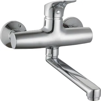 Vodovodní baterie Geos agt Nástěnná umyvadlová nebo dřezová baterie s ramínkem GB 8701 CR, rozteč 100 mm GB8701CR