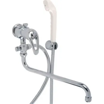 Vodovodní baterie Geos agt Nástěnná vanová nízkotlaká páková baterie s ramínkem s příslušenstvím GL 8705 CR GL8705CR