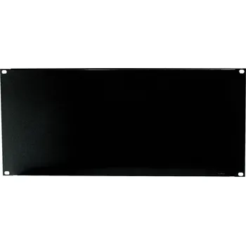 Obal pro zvukovou techniku Přední panel zaslepovací 19" 5HE U ocelový černý