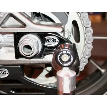 R&G Racing Přídavné ochranné špulky na kyvku (pár), Triumph Street Triple '07- / Daytona 675, černé