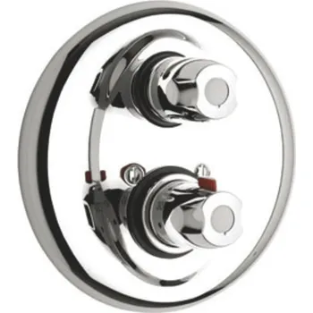 Vodovodní baterie Geos agt Vestavěná sprchová termostatická baterie s keramickým mechanismem 2T.690 2T.69000CR