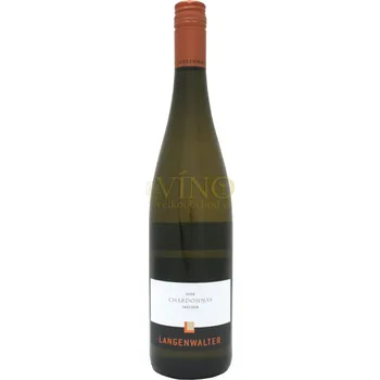 Víno Weingut Langenwalter Chardonnay QbA 2014 0,75 L suché německé bílé víno z Pfalz