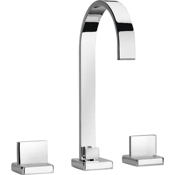 Vodovodní baterie Geos agt Stojánková umyvadlová baterie s 5/4" výpustí tříotvorová 86.214 CR 86.214CR