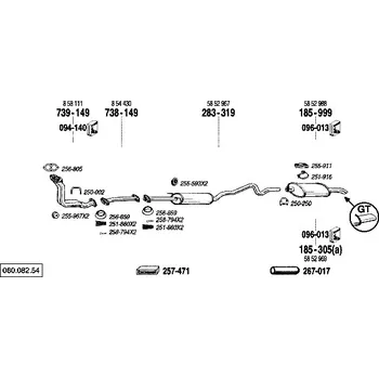 nosný (montážní) držák Bosal 250-002