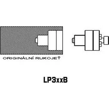 Zrcátko pro motocykl Rizoma Adaptér RIZOMA Proguard system ochranné páčky nebo zrcátka - pro motocykly BMW K1300R a R1200R Adaptér