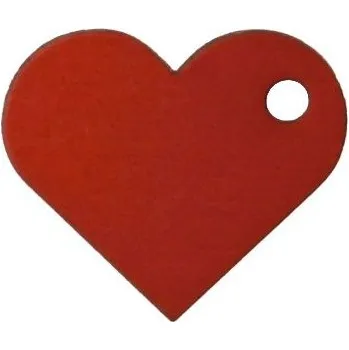 psí známka Pelisport Psí známka Srdíčko červená známka