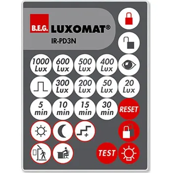 Zabezpečení domácnosti ovladač dálkový B.E.G IR-PD3N /92105/