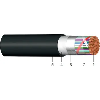 elektrický kabel kabel TCEPKPFLE 3x4x0.6