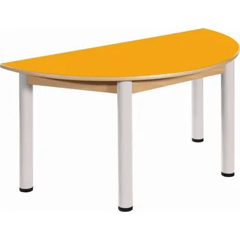 Jídelní stůl Stůl půlkulatý 120 x 60 cm / výška 52 - 70 cm