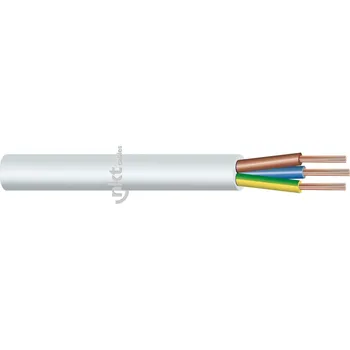 elektrický kabel kabel H05VV-F 5Gx2,5 bílá