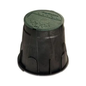 Zahrada Plastové šachtice Rain Bird 7" RND šachta pro mikrozávlahu (Ventilová šachtice kruhová výška 22,9cm, průměr víka 18cm, spodní průměr 25cm)