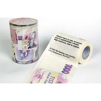 Toaletní papír 1000 Kč