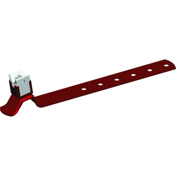 Hromosvod podpěra vedení universální Niro -Clip délka 210mm červená 111019 RO, pevný