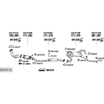 nosný (montážní) držák Bosal 251-273