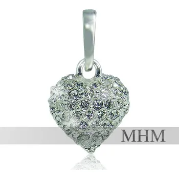 Náhrdelník Náhrdelník Srdce M4 Crystal s krystaly SWAROVSKI