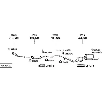 nosný (montážní) držák Bosal 251-281