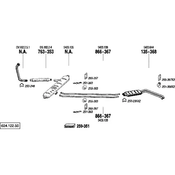 nosný (montážní) držák Bosal 251-368