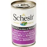 Schesir Cat konzerva tuňák/hovězí 140 g