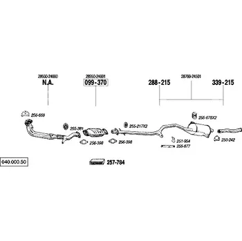 nosný (montážní) držák Bosal 251-954