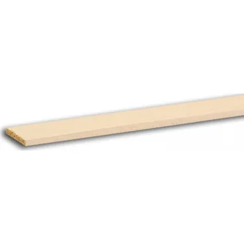 Stavební profil Plochá lišta č.005 - 40 mm x 5 mm, smrková, ŠH4005