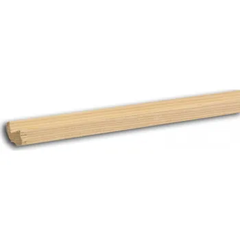 Nábytkové kování Lišta zasklívací č.044 - 28 mm x 18 mm, polodrážka, smrková, ŠZ2818