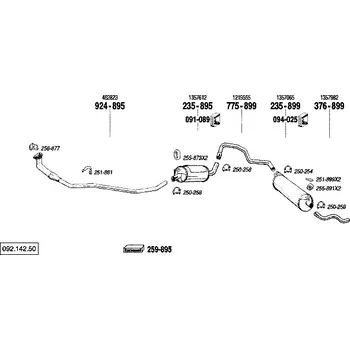 nosný (montážní) držák Bosal 251-881