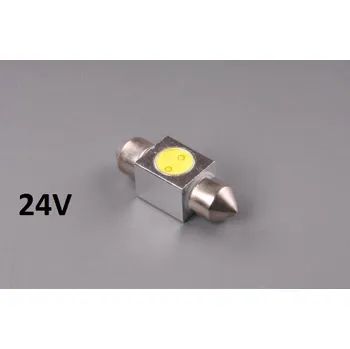 Autožárovka LED žárovka 24V 15W SV 18x31mm čirá