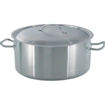 Hrnec Nerezový hrnec nízký s poklicí 24cm (kastrol Bistro 4,7 litrů )