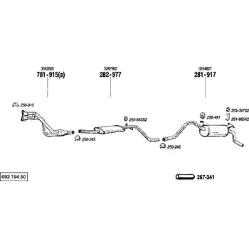 nosný (montážní) držák Bosal 251-955