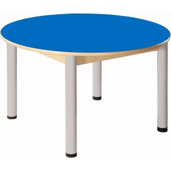 Jídelní stůl Stůl kruh průměr 100 cm / výška 52 - 70 cm