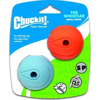 Hračka pro psa CHUCKIT! Míček svištící Whistler Small 5 cm - 2 ks
