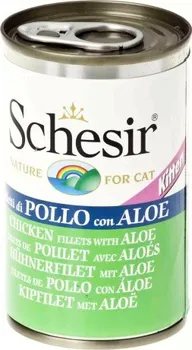 Krmivo pro kočku Schesir Kitten konzerva kuře/aloe vera