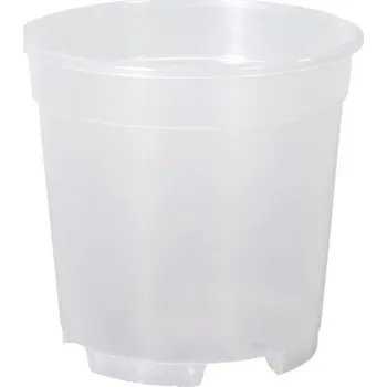 Květináč Květináč na orchideje 14 cm průhledný