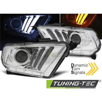 Přední světlomet FORD MUSTANG V 10-13 TUBE LIGHT CHROME (LPFO70)