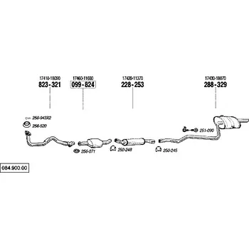 nosný (montážní) držák Bosal 251-090