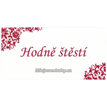 Dárková visačka komplimentka k dárku: Hodně štěstí