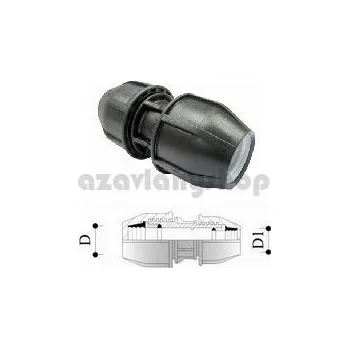 Vodovodní potrubí Spojka redukovaná 32 mm x 20 mm (FISH spojka redukovaná 32 mm x 20 mm PN16)