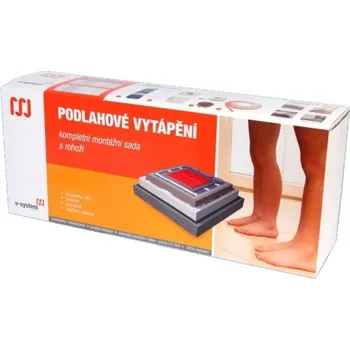 Topná rohož teplá dlažba ROHOŽ 1/T souprava s prog.termostatem /9111/