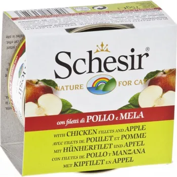 Krmivo pro kočku Recenze Schesir Cat Fruit konzerva kuře/jablko 75 g