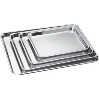 Tác obdélníkový 55x37x2,5cm (Nerezový tác)